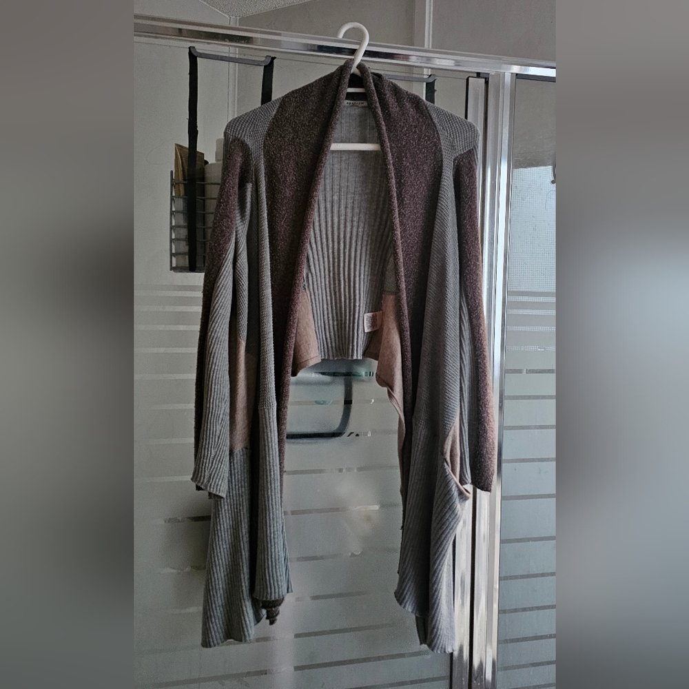 Sparrow hi-low waterfall cardigan